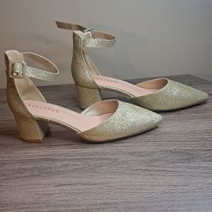 Tinstree Gold Size 8 Festive Heels